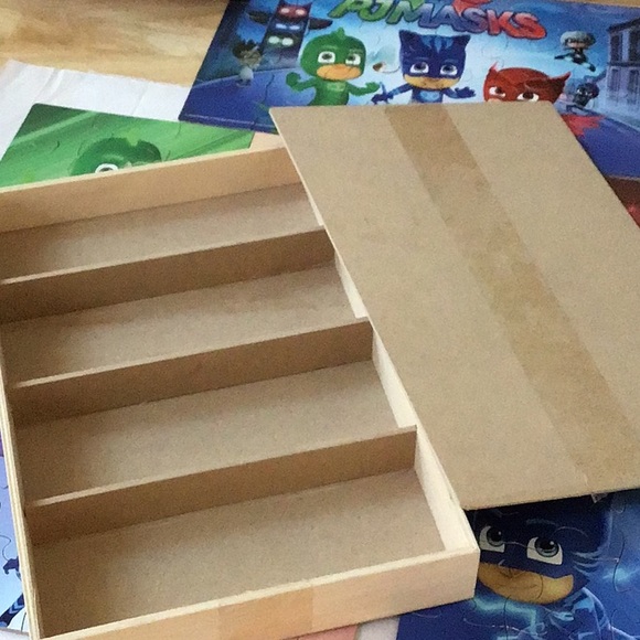 COPY - PJ Masks 7 puzzle set , sturdy pieces, wood box, complete, 1 piece w dam… - Picture 10 of 16